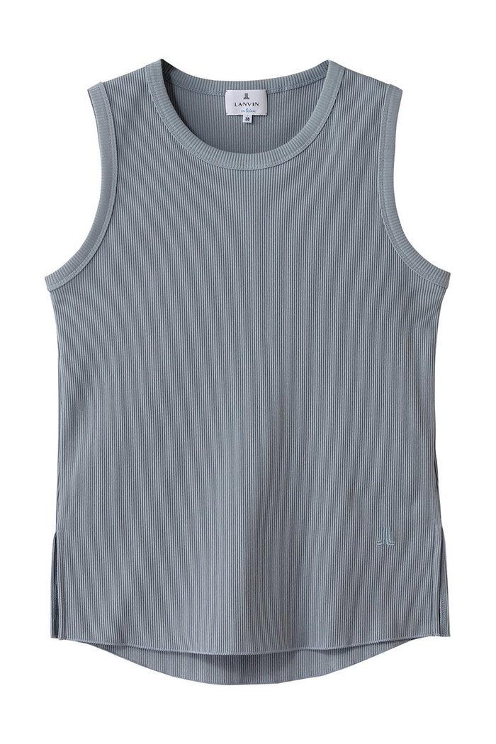 【ランバン オン ブルー/LANVIN en Bleu】のカームヘムテレコタンクトップ インテリア・キッズ・メンズ・レディースファッション・服の通販 founy(ファニー) https://founy.com/ ファッション Fashion レディースファッション WOMEN トップス・カットソー Tops/Tshirt キャミソール / ノースリーブ No Sleeves シャツ/ブラウス Shirts/Blouses ロング / Tシャツ T-Shirts カットソー Cut and Sewn インナー Inner キャミソール Camisole シンプル Simple タンク Tank テレコ Tereko フィット Fit ベーシック Basic |ID: prp329100004420354 ipo3291000000030864679