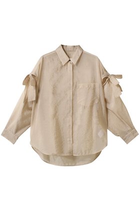 【ランバン オン ブルー/LANVIN en Bleu】のオーガンジーショルダーリボンブラウス 人気、トレンドファッション・服の通販 founy(ファニー) ファッション Fashion レディースファッション WOMEN トップス・カットソー Tops/Tshirt シャツ/ブラウス Shirts/Blouses シアー Sheer ショルダー Shoulder スリーブ Sleeve パーティ Party ラグジュアリー Luxury リボン Ribbon ロング Long エレガント 上品 Elegant 夏 Summer 春 Spring S/S・春夏 Ss・Spring/Summer |ID:prp329100004420357