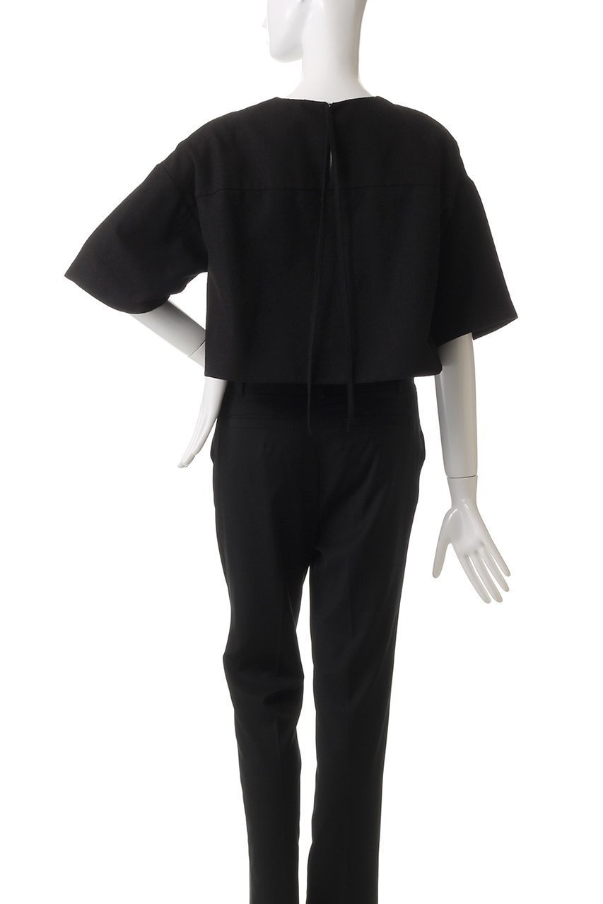 【ランバン オン ブルー/LANVIN en Bleu】のリングツィードオーバーブラウス 人気、トレンドファッション・服の通販 founy(ファニー) ファッション Fashion レディースファッション Fashion for Women トップス・カットソー Cut & Sew Tops シャツ・ブラウス・オフィスカジュアル Elegant Blouses & Button-Ups ショート Short, Short Length シンプル Simple, Minimal スリーブ Sleeve, Long Sleeve / Short Sleeve トレンド Trend, Trending Now バランス Balance, Style Balance フォルム Silhouette, Form ボックス Boxy, Box Shape リボン Ribbon, Bow other-4|ID: prp329100004420358 ipo3291000000034825783