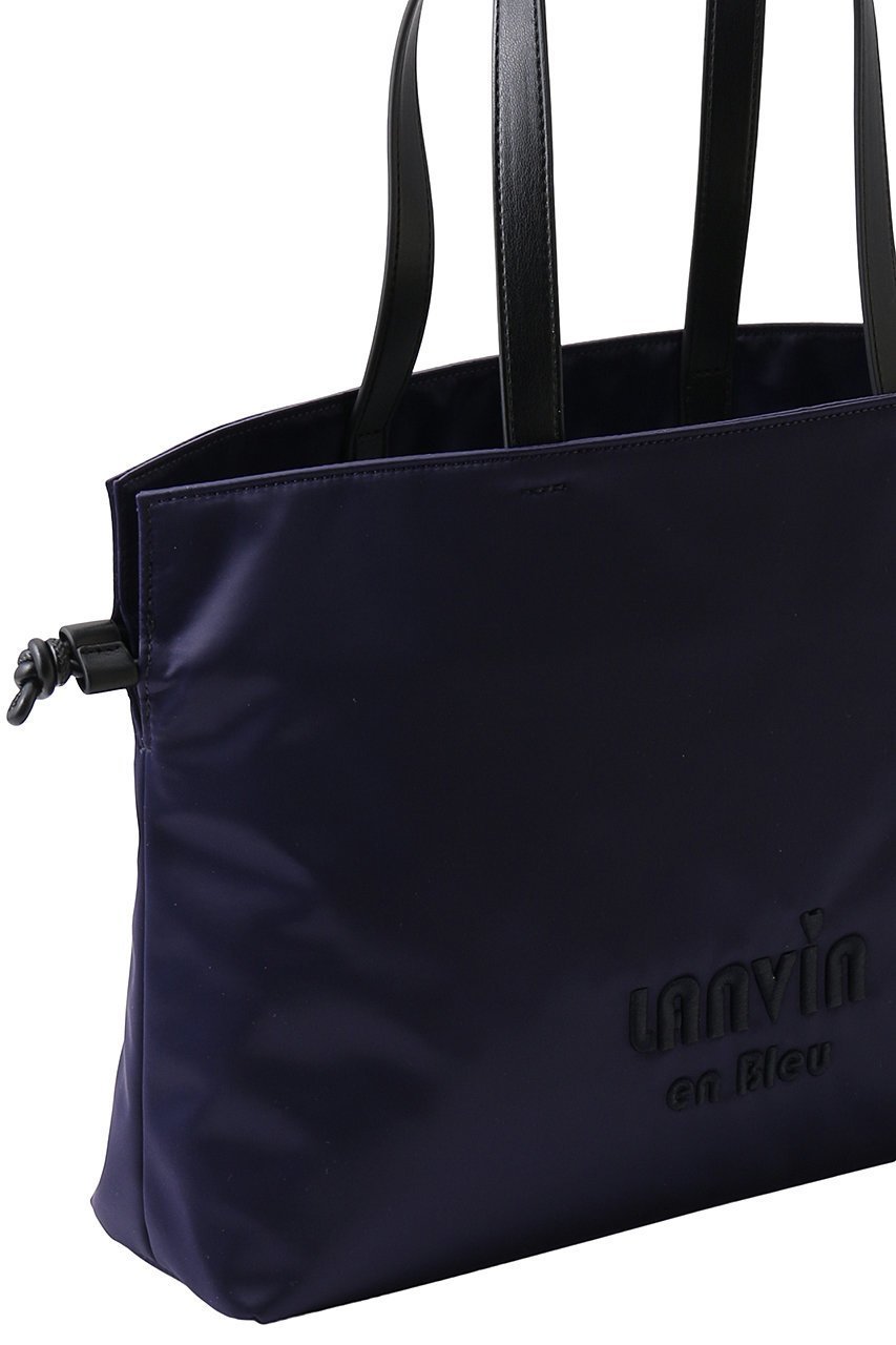 【ランバン オン ブルー/LANVIN en Bleu】の2wayサテンナイロンドロストトートバック小 人気、トレンドファッション・服の通販 founy(ファニー) 　ファッション　Fashion　レディースファッション　Fashion for Women　バッグ　Bags　サテン　Satin, Glossy Fabric　ドローストリング　Drawstring, Pull Cord　フォルム　Silhouette, Form　リュクス　Luxury, Elegant, High-End, Chic　エレガント 上品　Elegant　other-4|ID: prp329100004420366 ipo3291000000035103268