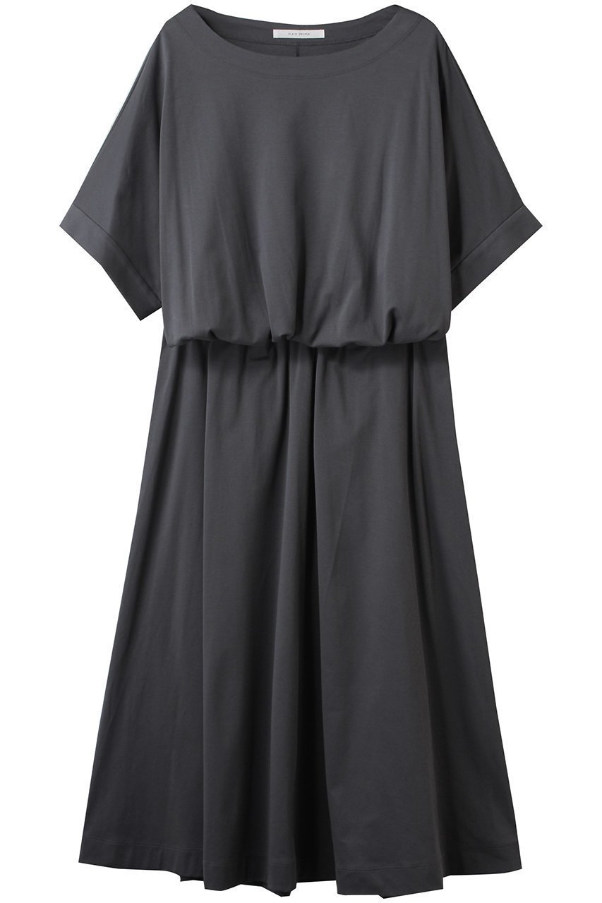 【プレインピープル/PLAIN PEOPLE】のローズペトールスムースジャージードレス インテリア・キッズ・メンズ・レディースファッション・服の通販 founy(ファニー) 　ファッション　Fashion　レディースファッション　Fashion for Women　ワンピース　Dresses　フォーマル・パーティードレス・結婚式用ドレス　Elegant & Casual Dresses　チュニック　Tunic Tops & Dresses　シンプル　Simple, Minimal　チュニック　Tunic, Long Top　ロング　Long, Long-Length　旅行　Travel　グレー|ID: prp329100004420368 ipo3291000000032706463