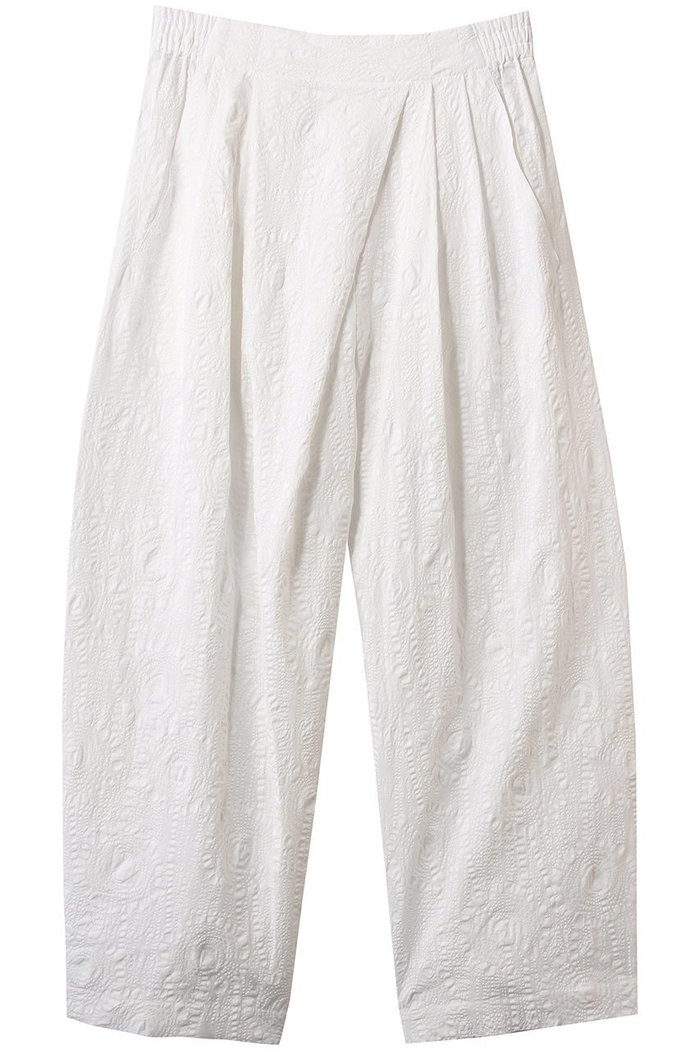 【プレインピープル/PLAIN PEOPLE】の塩縮プリントワイドテーパードパンツ インテリア・キッズ・メンズ・レディースファッション・服の通販 founy(ファニー) https://founy.com/ ファッション Fashion レディースファッション WOMEN パンツ Pants アシンメトリー Asymmetry フラワー Flower ワイド Wide |ID: prp329100004420369 ipo3291000000030864734