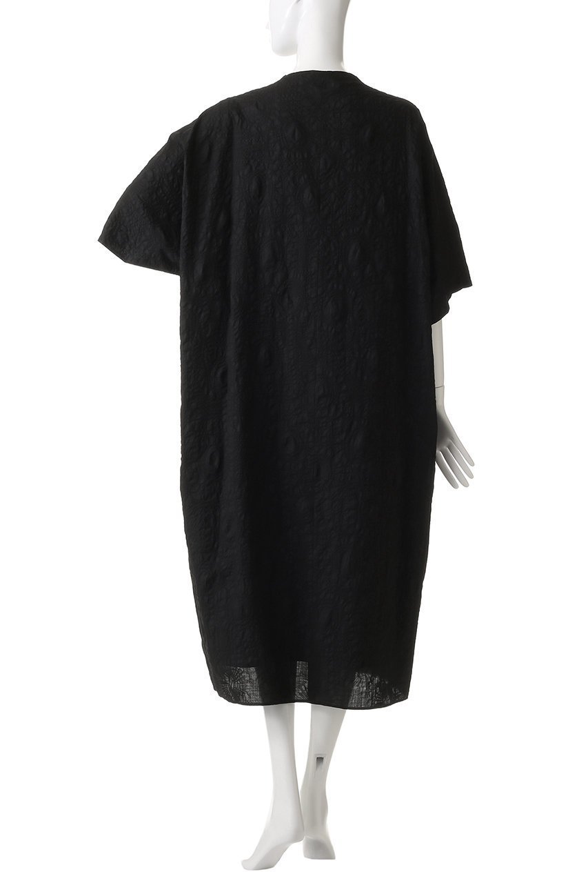 【プレインピープル/PLAIN PEOPLE】の塩縮プリントVネックワンピース 人気、トレンドファッション・服の通販 founy(ファニー) 　ファッション　Fashion　レディースファッション　Fashion for Women　ワンピース　Dresses　チュニック　Tunic Tops & Dresses　チュニック　Tunic, Long Top　フラワー　Flower, Floral　プリント　Print, Printed Pattern　ロング　Long, Long-Length　other-4|ID: prp329100004420371 ipo3291000000032872635