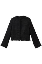 【サードマガジン/THIRD MAGAZINE】の#11 JACKET イレブンジャケット 人気、トレンドファッション・服の通販 founy(ファニー) ファッション Fashion レディースファッション Fashion for Women アウター Coat / Outerwear Collection レディースジャケット・軽アウター Jackets エレガント 上品 Elegant ジャケット Jacket, Outerwear スリーブ Sleeve, Long Sleeve / Short Sleeve ツイード Twill, Twill Weave ロング Long, Long-Length thumbnail ブラック|ID: prp329100004420375 ipo3291000000032951495