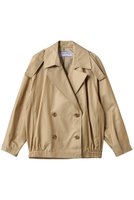【サードマガジン/THIRD MAGAZINE】のトレンチブルゾン 人気、トレンドファッション・服の通販 founy(ファニー) ファッション Fashion レディースファッション Fashion for Women アウター Coat / Outerwear Collection レディースジャケット・軽アウター Jackets ブルゾンジャケット・スポーティアウター Blouson Jackets ギャザー Gathered, Ruffled ジャケット Jacket, Outerwear トレンチ Trench, Trench Coat ブルゾン Blouson, Bomber Jacket マニッシュ Mannish, Boyish エレガント 上品 Elegant 春 Spring |ID:prp329100004420377