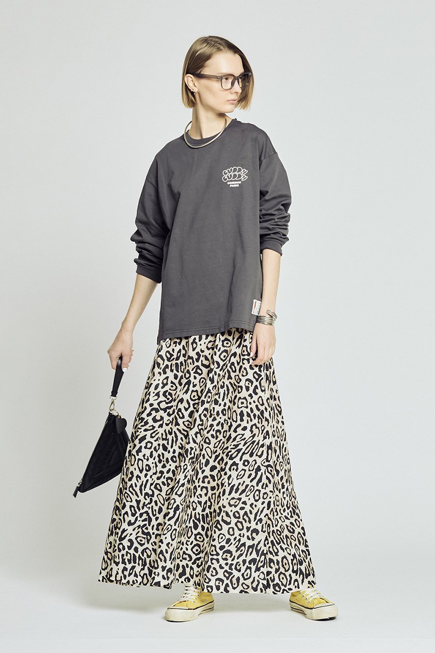 【サードマガジン/THIRD MAGAZINE】のレオパードスカート 人気、トレンドファッション・服の通販 founy(ファニー) 　ファッション　Fashion　レディースファッション　WOMEN　スカート　Skirt　ロングスカート　Long Skirt　エレガント 上品　Elegant　シンプル　Simple　フレア　Flare　レオパード　Leopard　ロング　Long　夏　Summer　春　Spring　S/S・春夏　Ss・Spring/Summer　other-6|ID: prp329100004420378 ipo3291000000031329095