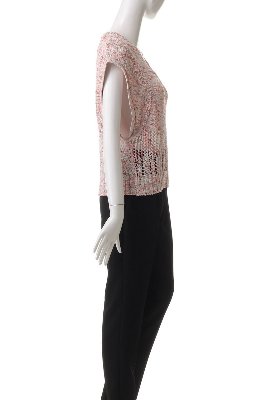 【ハウス オブ ロータス/HOUSE OF LOTUS】のミックスヤーンジレ 人気、トレンドファッション・服の通販 founy(ファニー) 　ファッション　Fashion　レディースファッション　WOMEN　アウター　Coat Outerwear　ジャケット　Jackets　グラデーション　Gradation　ジャケット　Jacket　ツィード　Tweed　バランス　Balance　ベスト　Vest　ミックス　Mix　レーシー　Lacey　春　Spring　other-3|ID: prp329100004420383 ipo3291000000031264682