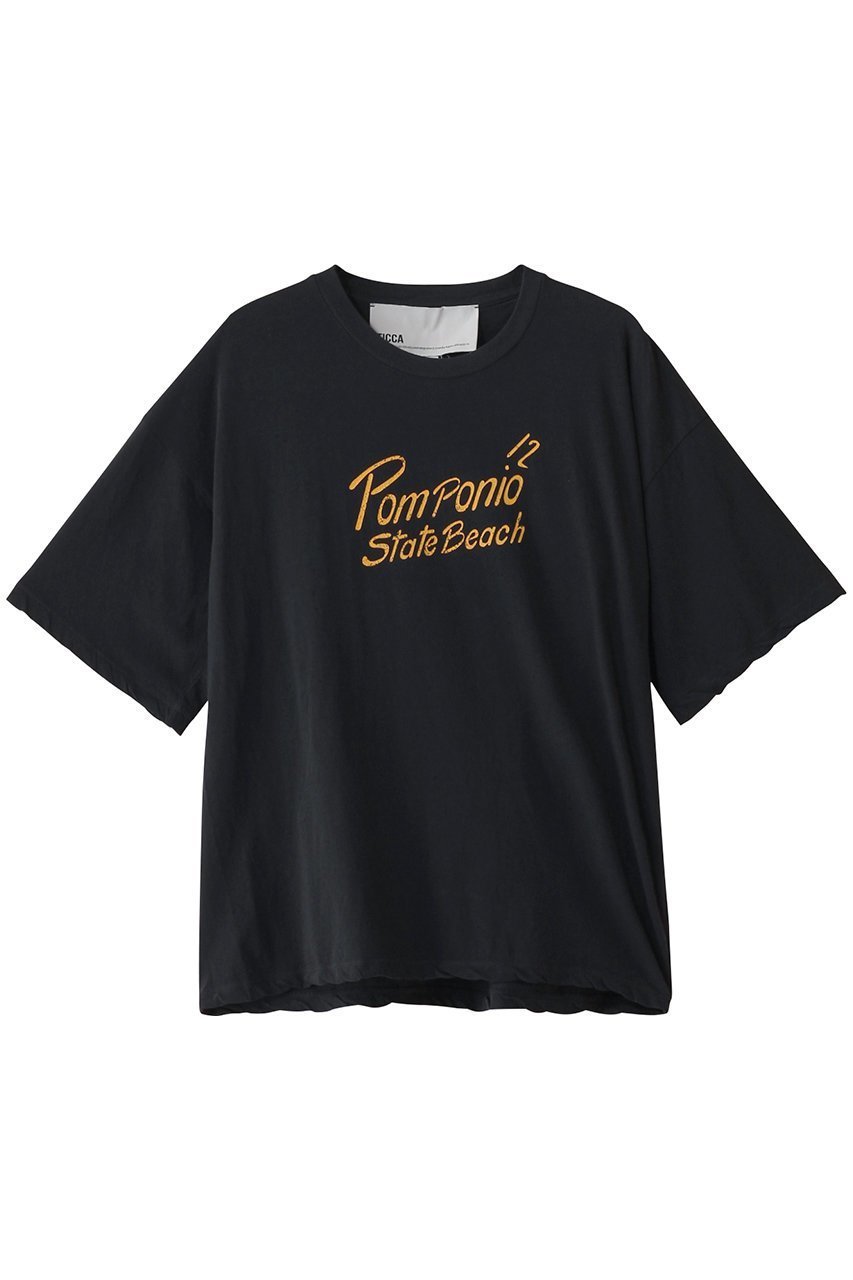【プルミエ アロンディスモン/1er Arrondissement】の【TICCA】トップス インテリア・キッズ・メンズ・レディースファッション・服の通販 founy(ファニー) 　ファッション　Fashion　レディースファッション　Fashion for Women　トップス・カットソー　Cut & Sew Tops　シャツ・ブラウス・オフィスカジュアル　Elegant Blouses & Button-Ups　ロングTシャツ・Tシャツ　Longline T-Shirts & Tees　カットソー・ベーシックTシャツ　Cut-and-Sewn Tops / Stretch Tees & Basics　ショート　Short, Short Length　スリーブ　Sleeve, Long Sleeve / Short Sleeve　プリント　Print, Printed Pattern　半袖　Short Sleeve, Half Sleeve　ネイビー|ID: prp329100004420384 ipo3291000000032870336