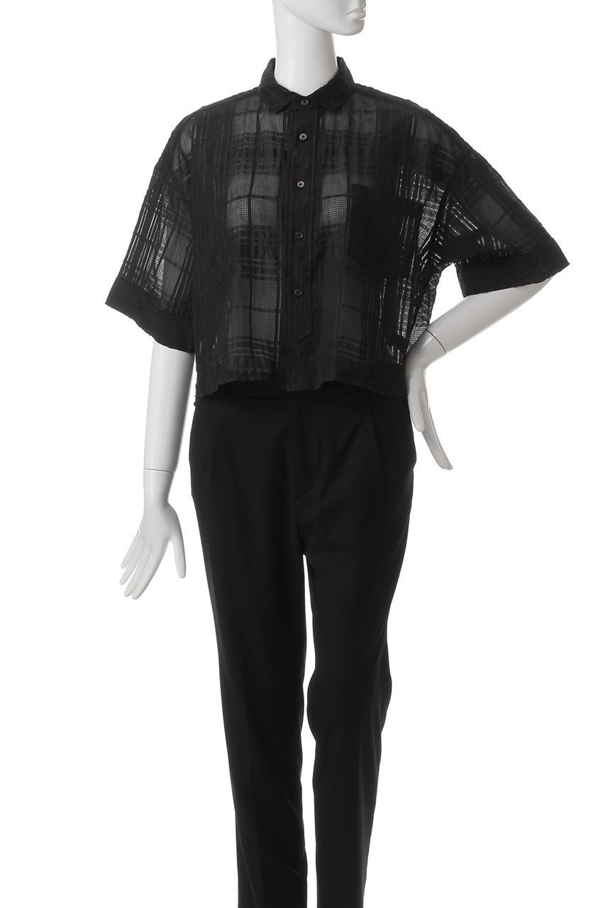 【プルミエ アロンディスモン/1er Arrondissement】の【TICCA】ブラウス 人気、トレンドファッション・服の通販 founy(ファニー) 　ファッション　Fashion　レディースファッション　Fashion for Women　トップス・カットソー　Cut & Sew Tops　シャツ・ブラウス・オフィスカジュアル　Elegant Blouses & Button-Ups　おすすめ　Recommended / Our Picks　クロップド　Cropped, Short Length　ショート　Short, Short Length　スリーブ　Sleeve, Long Sleeve / Short Sleeve　セットアップ　Set-Up, Coordinated Outfit　チェック　Check, Plaid, Tartan　ハーフ　Half, Half-Length　リネン　Linen, Linen Fabric　夏　Summer　other-2|ID: prp329100004420385 ipo3291000000032856957