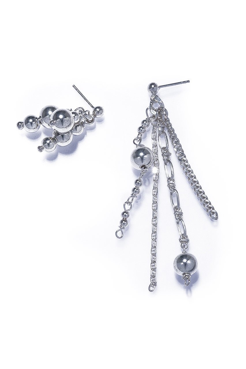 【クイップ クエイント/quip queint】のbowling asymmetry ピアス 人気、トレンドファッション・服の通販 founy(ファニー) 　ファッション　Fashion　レディースファッション　Fashion for Women　ジュエリー　Jewelry　ファッションリング　Fashion Rings　イヤリング・フープ・ドロップタイプ　Hoop, Drop & Clip Earrings　イヤリング　Earrings　カットソー　Cut and Sewn Top　シフォン　Chiffon, Lightweight Fabric　チェーン　Chain, Chain Strap　モダン　Modern, Contemporary　モチーフ　Motif, Design Theme　リネン　Linen, Linen Fabric　other-3|ID: prp329100004420398 ipo3291000000035788458