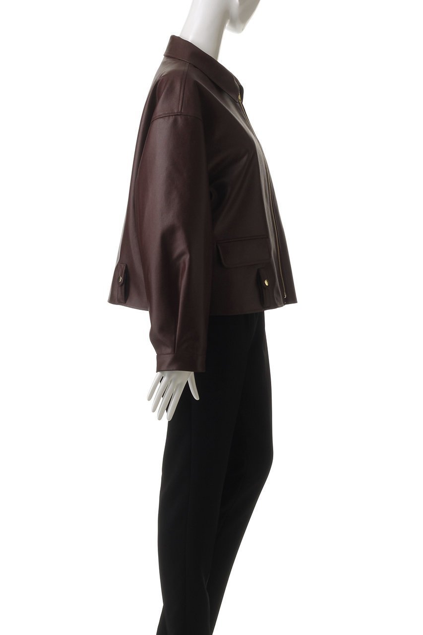 【ジェイドット/j.】のレザーライクジャケット 人気、トレンドファッション・服の通販 founy(ファニー) 　ファッション　Fashion　レディースファッション　Fashion for Women　アウター　Coat / Outerwear Collection　レディースジャケット・軽アウター　Jackets　おすすめ　Recommended / Our Picks　なめらか　Smooth, Silky Texture　ジャケット　Jacket, Outerwear　トレンド　Trend, Trending Now　フェミニン　Feminine, Girly　リアル　Real, Realistic　エレガント 上品　Elegant　other-3|ID: prp329100004420421 ipo3291000000032960663