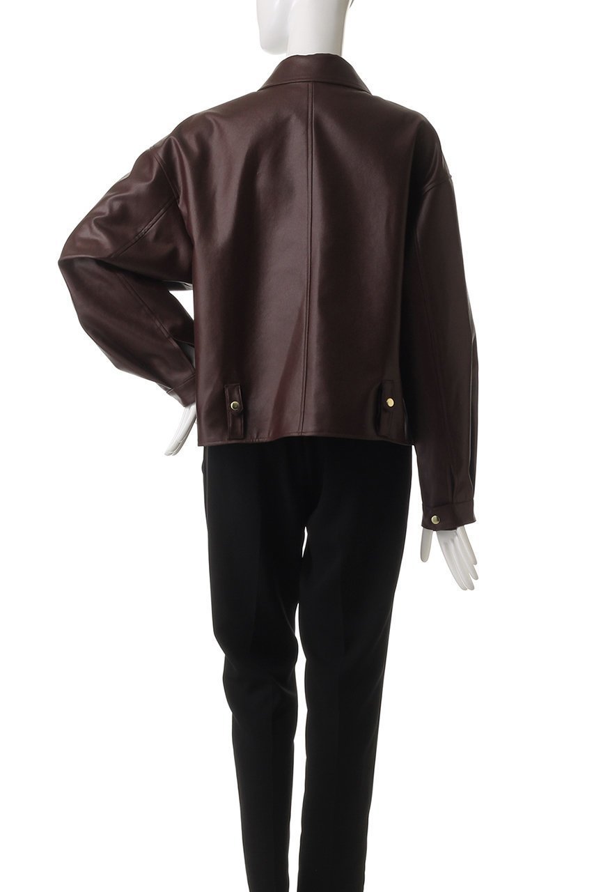 【ジェイドット/j.】のレザーライクジャケット 人気、トレンドファッション・服の通販 founy(ファニー) 　ファッション　Fashion　レディースファッション　Fashion for Women　アウター　Coat / Outerwear Collection　レディースジャケット・軽アウター　Jackets　おすすめ　Recommended / Our Picks　なめらか　Smooth, Silky Texture　ジャケット　Jacket, Outerwear　トレンド　Trend, Trending Now　フェミニン　Feminine, Girly　リアル　Real, Realistic　エレガント 上品　Elegant　other-4|ID: prp329100004420421 ipo3291000000032960668