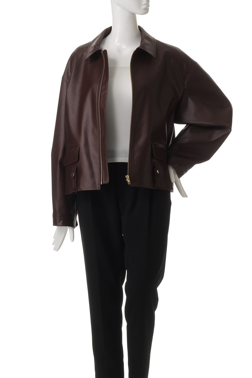 【ジェイドット/j.】のレザーライクジャケット 人気、トレンドファッション・服の通販 founy(ファニー) 　ファッション　Fashion　レディースファッション　Fashion for Women　アウター　Coat / Outerwear Collection　レディースジャケット・軽アウター　Jackets　おすすめ　Recommended / Our Picks　なめらか　Smooth, Silky Texture　ジャケット　Jacket, Outerwear　トレンド　Trend, Trending Now　フェミニン　Feminine, Girly　リアル　Real, Realistic　エレガント 上品　Elegant　other-7|ID: prp329100004420421 ipo3291000000032960680