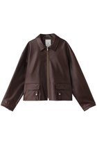 【ジェイドット/j.】のレザーライクジャケット ブラウン|ID: prp329100004420421 ipo3291000000035526961