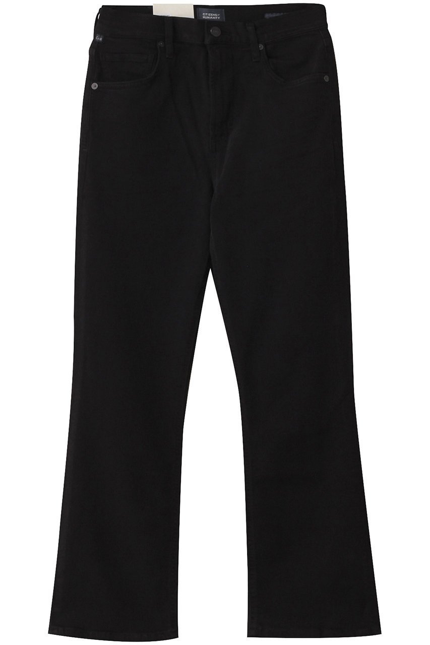 【シチズンズ オブ ヒューマニティー/CITIZENS OF HUMANITY】のISOLA Cropped Boot(zip fly) インテリア・キッズ・メンズ・レディースファッション・服の通販 founy(ファウニー) 　ファッション　Fashion　レディースファッション　Fashion for Women　パンツ　Pants & Trousers　デニムパンツ・ジーンズ・美脚デニム　Denim Jeans & Pants　クロップド　Cropped, Short Length　サンダル　Sandals, Summer Shoes　デニム　Denim, Jeans Material　フィット　Fit, Slim Fit　フレア　Flare, Flared　定番　Standard, Basic Item　PLUSH BLACK|ID: prp329100004421922 ipo3291000000036531784