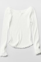 【サク レ/Sacre】のブラン クルーネック長袖シャツ 人気、トレンドファッション・服の通販 founy(ファニー) ファッション Fashion レディースファッション Fashion for Women トップス・カットソー Cut & Sew Tops シャツ・ブラウス・オフィスカジュアル Elegant Blouses & Button-Ups タートル Turtleneck, Turtle Collar タートルネック Turtleneck, High Neck パジャマ Pajamas, Sleepwear ルーズ Loose, Oversized 長袖 Long Sleeve, Full Sleeve thumbnail ブラン|ID: prp329100004421932 ipo3291000000032833788