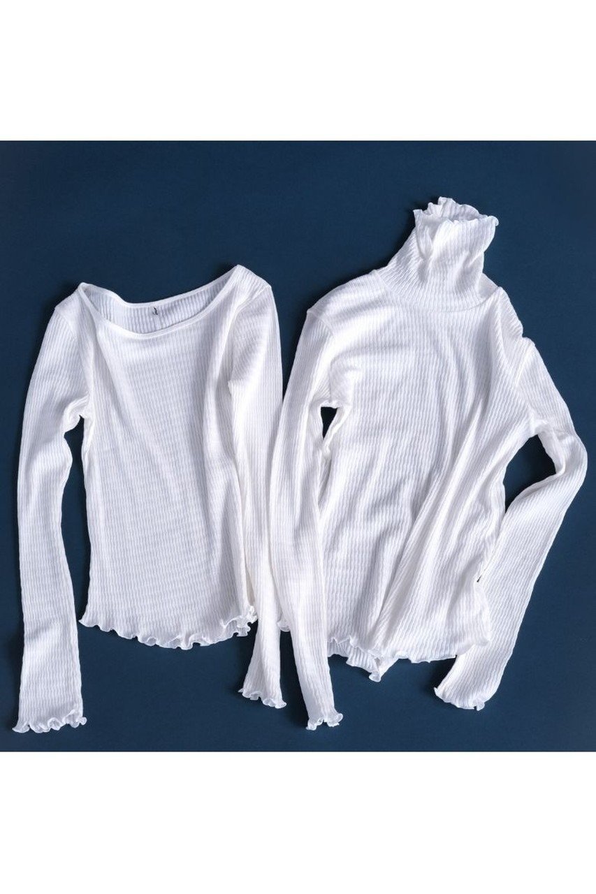 【サク レ/Sacre / GOODS】のブラン クルーネック長袖シャツ 人気、トレンドファッション・服の通販 founy(ファニー) タートル Turtleneck, Turtle Collar タートルネック Turtleneck, High Neck パジャマ Pajamas, Sleepwear ルーズ Loose, Oversized 長袖 Long Sleeve, Full Sleeve other-4|ID: prp329100004421932 ipo3291000000034462958