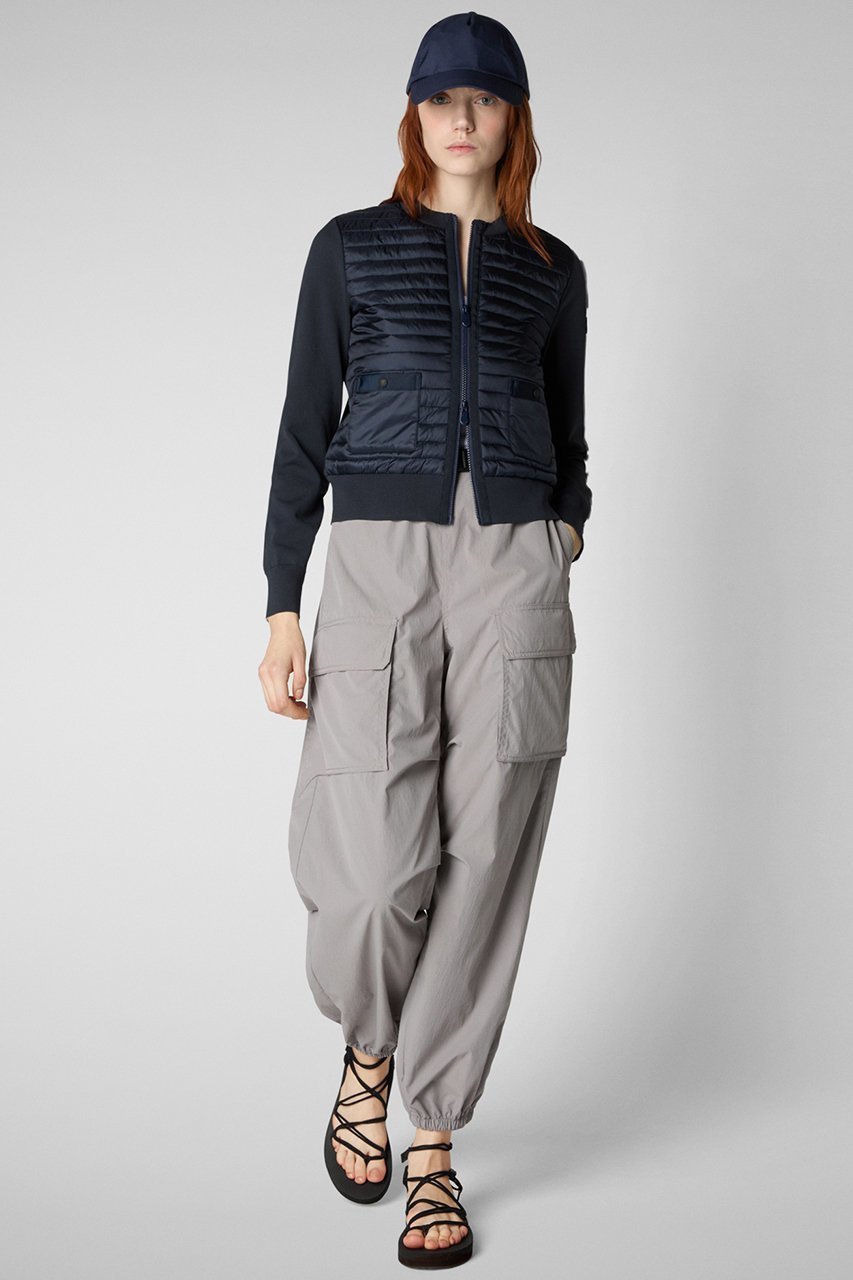 【セーブ ザ ダック/SAVE THE DUCK】のBRIONY D31961W ISMI20 キルティングニットコンビ ブルゾン 人気、トレンドファッション・服の通販 founy(ファニー) ファッション Fashion レディースファッション Fashion for Women アウター Coat / Outerwear Collection レディースジャケット・軽アウター Jackets ブルゾンジャケット・スポーティアウター Blouson Jackets キルティング Quilted, Quilting クロップド Cropped, Short Length シンプル Simple, Minimal ジャケット Jacket, Outerwear トレンド Trend, Trending Now バランス Balance, Style Balance ブルゾン Blouson, Bomber Jacket ポケット Pocket, Pocket Detail other-4|ID: prp329100004421935 ipo3291000000032959204