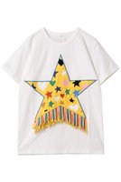【ステラ マッカートニー/STELLA McCARTNEY / KIDS】の【KIDS】カラフル スターフリンジTシャツ 人気、トレンドファッション・服の通販 founy(ファニー) ファッション Fashion キッズファッション Fashion for Kids トップス・カットソー Cut & Sew Tops カラフル Colorful Design バランス Balance, Style Balance フリンジ Fringe, Tassel モチーフ Motif, Design Theme |ID:prp329100004421937