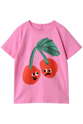 【ステラ マッカートニー/STELLA McCARTNEY / KIDS】 【KIDS】チェリーTシャツ人気、トレンドファッション・服の通販 founy(ファニー) ファッション Fashion キッズファッション Fashion for Kids トップス・カットソー Cut & Sew Tops チェリー Cherry, Cherry Pattern ボトム Bottoms, Lower Wear モチーフ Motif, Design Theme |ID:prp329100004421938