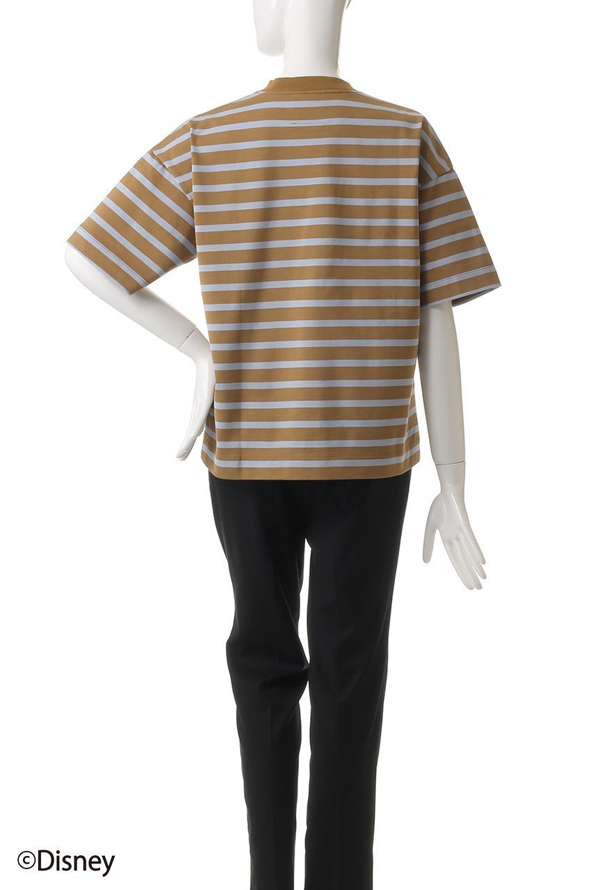 【スローン/SLOANE】のミッキーマウス/ドロップショルダーロゴTシャツ 人気、トレンドファッション・服の通販 founy(ファニー) 　ファッション　Fashion　レディースファッション　Fashion for Women　トップス・カットソー　Cut & Sew Tops　シャツ・ブラウス・オフィスカジュアル　Elegant Blouses & Button-Ups　ロングTシャツ・Tシャツ　Longline T-Shirts & Tees　カットソー・ベーシックTシャツ　Cut-and-Sewn Tops / Stretch Tees & Basics　ショルダー　Shoulder, Shoulder Strap　ショート　Short, Short Length　スリーブ　Sleeve, Long Sleeve / Short Sleeve　ドロップ　Drop Shoulder, Dropped Style　フォルム　Silhouette, Form　モチーフ　Motif, Design Theme　other-4|ID: prp329100004421949 ipo3291000000032868958