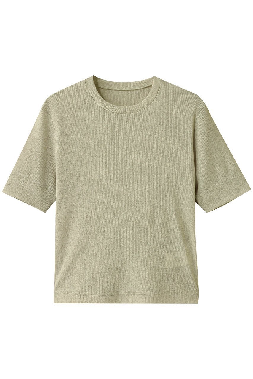 【スタニングルアー/STUNNING LURE】のヌーディードライハーフTシャツ インテリア・キッズ・メンズ・レディースファッション・服の通販 founy(ファニー) 　ファッション　Fashion　レディースファッション　Fashion for Women　トップス・カットソー　Cut & Sew Tops　シャツ・ブラウス・オフィスカジュアル　Elegant Blouses & Button-Ups　ロングTシャツ・Tシャツ　Longline T-Shirts & Tees　カットソー・ベーシックTシャツ　Cut-and-Sewn Tops / Stretch Tees & Basics　インナー　Innerwear　エレガント 上品　Elegant　シアー　Sheer, See-Through　ショート　Short, Short Length　シンプル　Simple, Minimal　ジャケット　Jacket, Outerwear　スリーブ　Sleeve, Long Sleeve / Short Sleeve　ヌーディ　Nude, Nude Tone　ライトグリーン|ID: prp329100004421955 ipo3291000000032871956