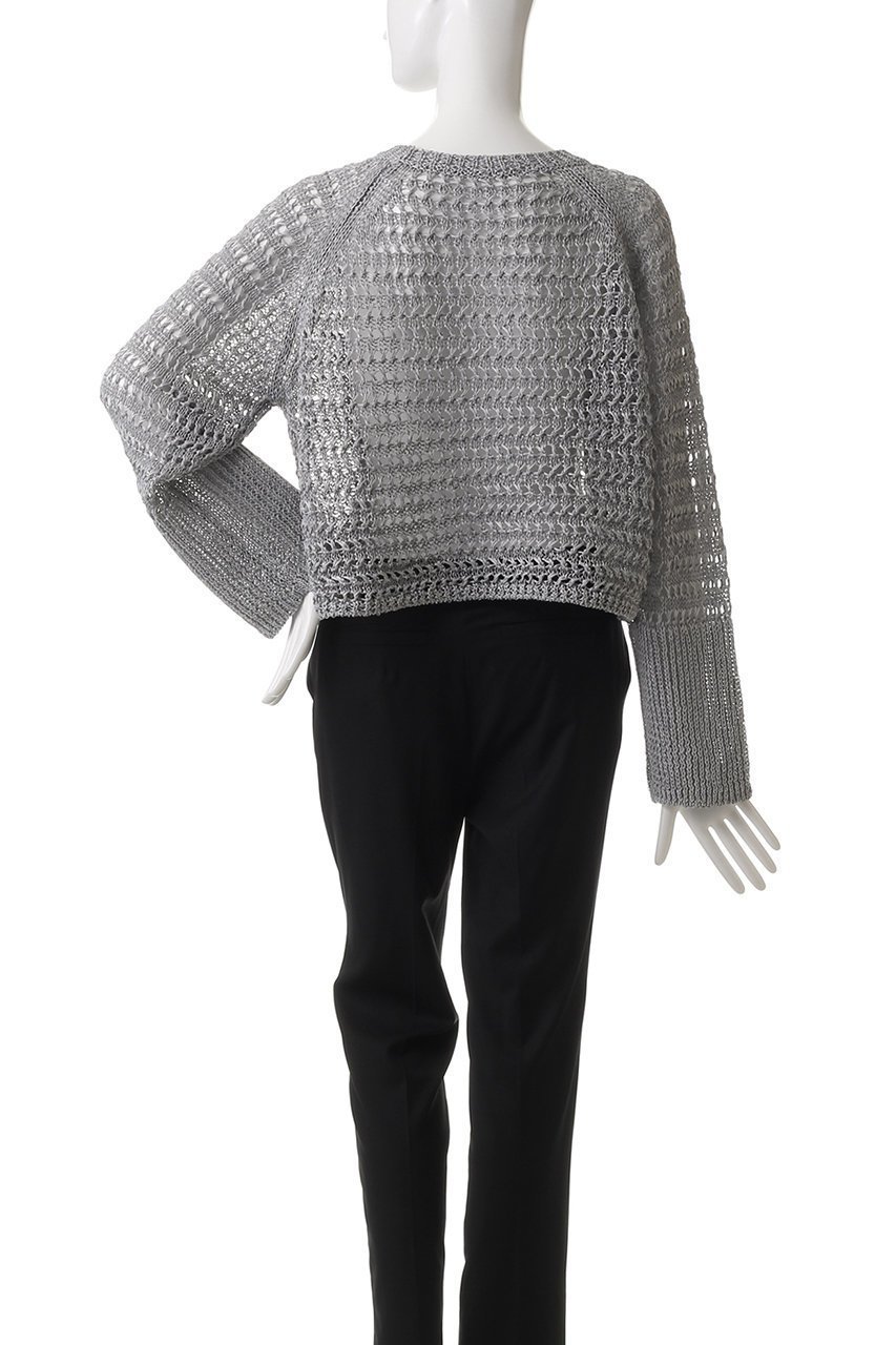【スタニングルアー/STUNNING LURE】のリネンライクニット 人気、トレンドファッション・服の通販 founy(ファニー) 　ファッション　Fashion　レディースファッション　Fashion for Women　トップス・カットソー　Cut & Sew Tops　ニット　Knit Tops & Sweaters　カジュアルプルオーバー・ニットトップス　Pullovers & Knit Tops / Casual Pullovers　シアー　Sheer, See-Through　スラックス　Slacks, Dress Pants　デニム　Denim, Jeans Material　メッシュ　Mesh, Net Fabric　リラックス　Relax, Relaxed Fit　透かし　Cut-Out, Lacework　other-4|ID: prp329100004421956 ipo3291000000032937134