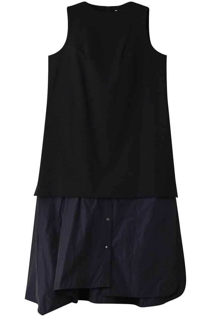 【ランバン オン ブルー/LANVIN en Bleu】のストレッチポンチコンビワンピース インテリア・キッズ・メンズ・レディースファッション・服の通販 founy(ファニー) https://founy.com/ ファッション Fashion レディースファッション WOMEN ワンピース Dress チュニック Tunic イレギュラーヘム Irregular Hem ストレッチ Stretch タフタ Taffeta チュニック Tunic ドッキング Docking ノースリーブ No Sleeve ロング Long エレガント 上品 Elegant 再入荷 Restock/Back In Stock/Re Arrival |ID: prp329100004421958 ipo3291000000030879104