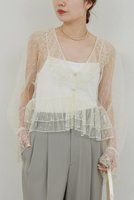 【ガリャルダガランテ/GALLARDAGALANTE】のチュールエンブロイダリーボレロ 人気、トレンドファッション・服の通販 founy(ファニー) ファッション Fashion レディースファッション Fashion for Women アウター Coat / Outerwear Collection ボレロ・ショート丈ジャケット / ドレス羽織りに Boleros & Short Jackets トップス・カットソー Cut & Sew Tops シャツ・ブラウス・オフィスカジュアル Elegant Blouses & Button-Ups おすすめ Recommended / Our Picks エレガント 上品 Elegant エンブロイダリー Embroidery Design オケージョン Occasion Wear スリーブ Sleeve, Long Sleeve / Short Sleeve デニム Denim, Jeans Material ヘムライン Hemline, Bottom Cut ボトム Bottoms, Lower Wear レトロ Retro, Vintage Style ロング Long, Long-Length |ID:prp329100004421963