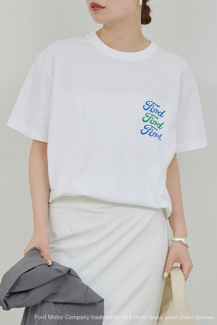 【ガリャルダガランテ/GALLARDAGALANTE】のFORD Tシャツ② インテリア・キッズ・メンズ・レディースファッション・服の通販 founy(ファニー) https://founy.com/ ファッション Fashion レディースファッション WOMEN トップス・カットソー Tops/Tshirt シャツ/ブラウス Shirts/Blouses ロング / Tシャツ T-Shirts カットソー Cut and Sewn イエロー Yellow ショート Short スリーブ Sleeve トレンド Trend プリント Print 再入荷 Restock/Back In Stock/Re Arrival |ID: prp329100004421966 ipo3291000000030879130
