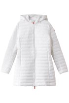 【セーブ ザ ダック/SAVE THE DUCK】のBRYANNA D40026WGIGA20 ロングジャケット 人気、トレンドファッション・服の通販 founy(ファニー) ファッション Fashion レディースファッション Fashion for Women アウター Coat / Outerwear Collection レディースジャケット・軽アウター Jackets オレンジ Orange キルティング Quilted, Quilting ジャケット Jacket, Outerwear スリム Slim, Slim Fit フィット Fit, Slim Fit ラウンド Round, Round Neck ロング Long, Long-Length thumbnail ホワイト|ID: prp329100004421978 ipo3291000000032959219