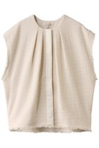 【ハウス オブ ロータス/HOUSE OF LOTUS】のスラブツイードジレ 人気、トレンドファッション・服の通販 founy(ファニー) ファッション Fashion レディースファッション Fashion for Women アウター Coat / Outerwear Collection レディースジャケット・軽アウター Jackets ジャケット Jacket, Outerwear ツイード Twill, Twill Weave フォルム Silhouette, Form フリンジ Fringe, Tassel フロント Front, Front Design ベスト Vest, Waistcoat リラックス Relax, Relaxed Fit thumbnail アイボリー|ID: prp329100004421982 ipo3291000000034952622