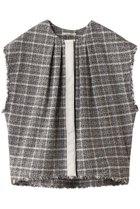 【ハウス オブ ロータス/HOUSE OF LOTUS】のスラブツイードジレ 人気、トレンドファッション・服の通販 founy(ファニー) ファッション Fashion レディースファッション Fashion for Women アウター Coat / Outerwear Collection レディースジャケット・軽アウター Jackets ジャケット Jacket, Outerwear ツイード Twill, Twill Weave フォルム Silhouette, Form フリンジ Fringe, Tassel フロント Front, Front Design ベスト Vest, Waistcoat リラックス Relax, Relaxed Fit thumbnail ブラック系|ID: prp329100004421982 ipo3291000000034952624