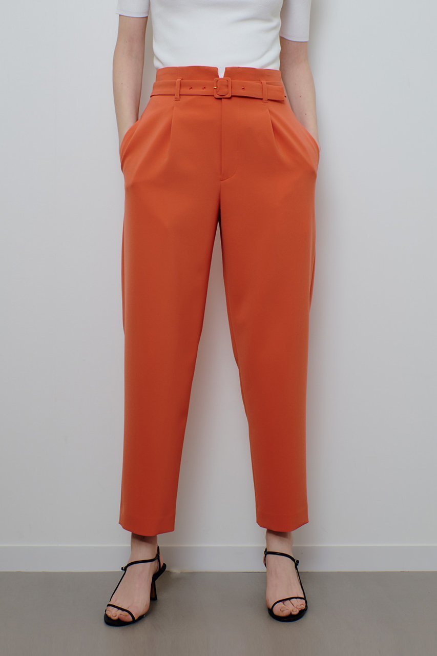 【アルアバイル/allureville】のダブルクロスベルト付タックパンツ 人気、トレンドファッション・服の通販 founy(ファニー) 　ファッション　Fashion　レディースファッション　Fashion for Women　パンツ　Pants & Trousers　ベルト&ウエストマーク　Belts & Waist Accessories　とろみ　Fluid, Flowy Fabric　ダブル　Double, Double-Breasted　フロント　Front, Front Design　エレガント 上品　Elegant　other-8|ID: prp329100004421983 ipo3291000000032706847