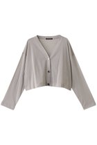 【ミズイロ インド/mizuiro ind】のmesh V neck short C/D カーディガン s.beige|ID: prp329100004421984 ipo3291000000032941043