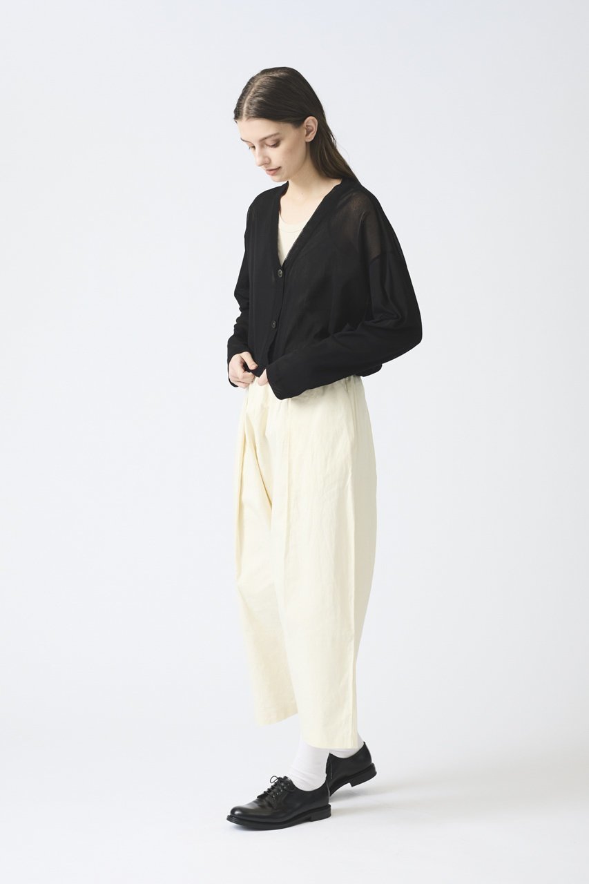 【ミズイロ インド/mizuiro ind】のmesh V neck short C/D カーディガン 人気、トレンドファッション・服の通販 founy(ファニー) 　ファッション　Fashion　レディースファッション　Fashion for Women　トップス・カットソー　Cut & Sew Tops　ニット　Knit Tops & Sweaters　カーディガン・羽織り　Layered Style Cardigans　カーディガン　Cardigan, Knitwear　クロップド　Cropped, Short Length　シアー　Sheer, See-Through　シンプル　Simple, Minimal　メッシュ　Mesh, Net Fabric　夏　Summer　春　Spring　S/S・春夏　SS, Spring/Summer, Warm Season　other-7|ID: prp329100004421984 ipo3291000000032941109