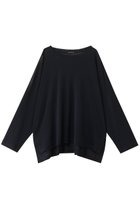 【ミズイロ インド/mizuiro ind】のmesh long slv wide T Tシャツ navyA|ID: prp329100004421985 ipo3291000000032809200