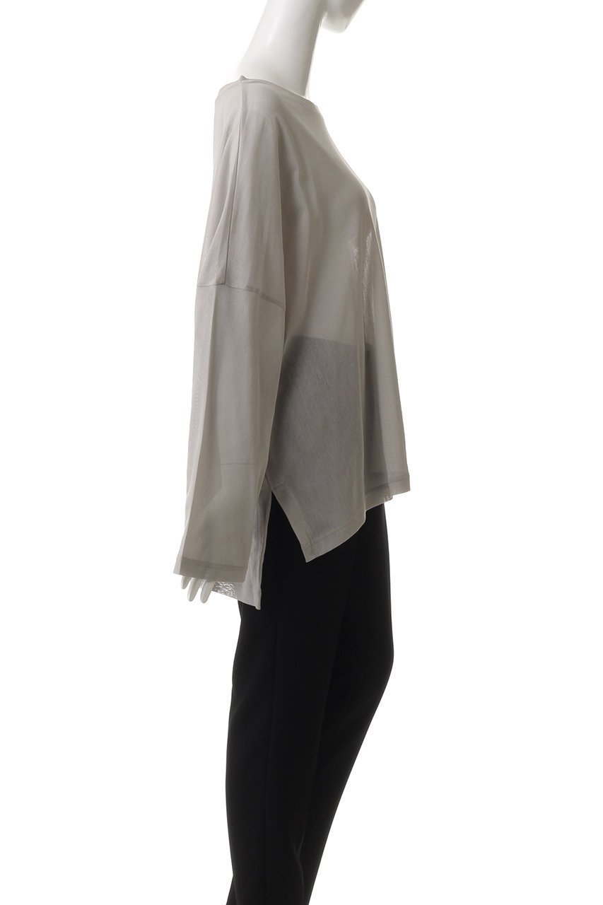 【ミズイロ インド/mizuiro ind】のmesh long slv wide T Tシャツ 人気、トレンドファッション・服の通販 founy(ファニー) 　ファッション　Fashion　レディースファッション　Fashion for Women　トップス・カットソー　Cut & Sew Tops　シャツ・ブラウス・オフィスカジュアル　Elegant Blouses & Button-Ups　ロングTシャツ・Tシャツ　Longline T-Shirts & Tees　カットソー・ベーシックTシャツ　Cut-and-Sewn Tops / Stretch Tees & Basics　シアー　Sheer, See-Through　シンプル　Simple, Minimal　スリーブ　Sleeve, Long Sleeve / Short Sleeve　メッシュ　Mesh, Net Fabric　ロング　Long, Long-Length　夏　Summer　春　Spring　S/S・春夏　SS, Spring/Summer, Warm Season　other-3|ID: prp329100004421985 ipo3291000000032809202