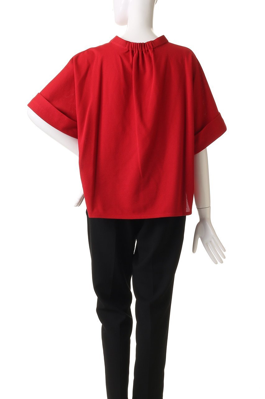 【プレインピープル/PLAIN PEOPLE】のカノコパールニット五分袖プルオーバー 人気、トレンドファッション・服の通販 founy(ファニー) 　ファッション　Fashion　レディースファッション　Fashion for Women　トップス・カットソー　Cut & Sew Tops　ニット　Knit Tops & Sweaters　シャツ・ブラウス・オフィスカジュアル　Elegant Blouses & Button-Ups　ロングTシャツ・Tシャツ　Longline T-Shirts & Tees　カジュアルプルオーバー・ニットトップス　Pullovers & Knit Tops / Casual Pullovers　カットソー・ベーシックTシャツ　Cut-and-Sewn Tops / Stretch Tees & Basics　おすすめ　Recommended / Our Picks　ギャザー　Gathered, Ruffled　ショート　Short, Short Length　スリット　Slit, Slit Detail　スリーブ　Sleeve, Long Sleeve / Short Sleeve　セットアップ　Set-Up, Coordinated Outfit　フロント　Front, Front Design　再入荷　Restock / Back in Stock　夏　Summer　春　Spring　S/S・春夏　SS, Spring/Summer, Warm Season　other-4|ID: prp329100004421988 ipo3291000000032706423