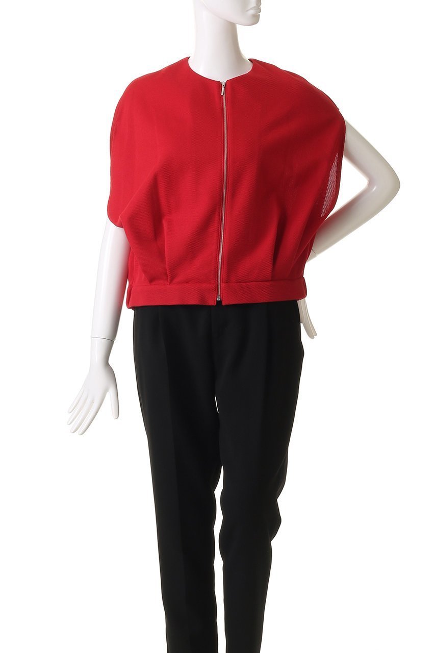【プレインピープル/PLAIN PEOPLE】のカノコパールニットジップアップジャケット 人気、トレンドファッション・服の通販 founy(ファニー) 　ファッション　Fashion　レディースファッション　Fashion for Women　アウター　Coat / Outerwear Collection　レディースジャケット・軽アウター　Jackets　おすすめ　Recommended / Our Picks　クロップド　Cropped, Short Length　ジャケット　Jacket, Outerwear　セットアップ　Set-Up, Coordinated Outfit　トレンド　Trend, Trending Now　ノースリーブ　Sleeveless, No-Sleeve　バルーン　Balloon, Balloon Silhouette　再入荷　Restock / Back in Stock　夏　Summer　春　Spring　S/S・春夏　SS, Spring/Summer, Warm Season　other-2|ID: prp329100004421990 ipo3291000000032706455
