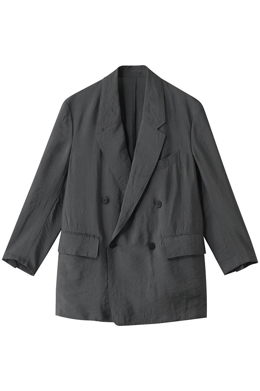 【カレンテージ/CURRENTAGE】のダブルジャケット インテリア・キッズ・メンズ・レディースファッション・服の通販 founy(ファニー) 　ファッション　Fashion　レディースファッション　Fashion for Women　アウター　Coat / Outerwear Collection　レディースジャケット・軽アウター　Jackets　おすすめ　Recommended / Our Picks　ジャケット　Jacket, Outerwear　スポーティ　Sporty, Casual Athletic　セットアップ　Set-Up, Coordinated Outfit　ダブル　Double, Double-Breasted　再入荷　Restock / Back in Stock　夏　Summer　春　Spring　S/S・春夏　SS, Spring/Summer, Warm Season　グレー|ID: prp329100004421994 ipo3291000000035825508
