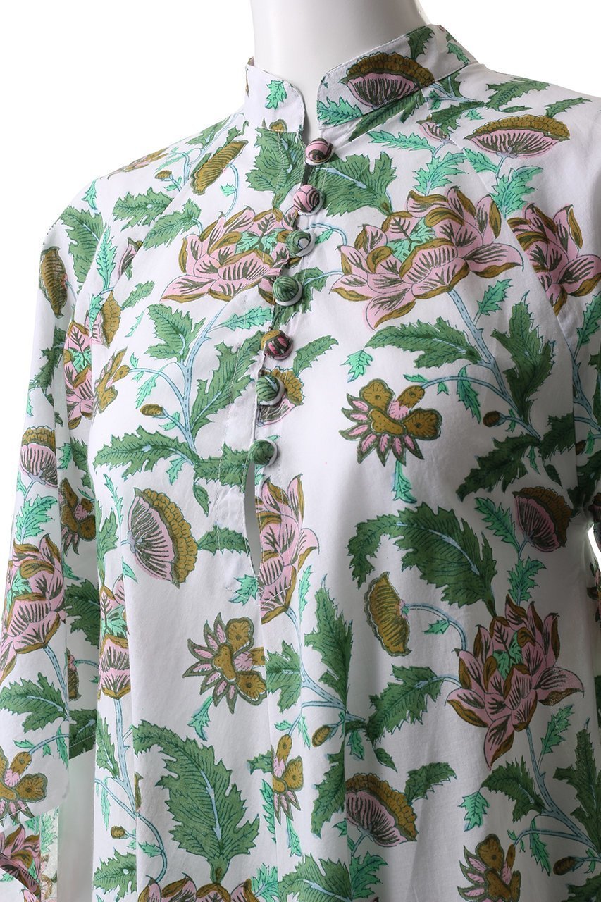 【エスゼット ブロックプリント/SZ Blockprints】のARTEMISIA DRESS ISA フレアスリーブワンピース 人気、トレンドファッション・服の通販 founy(ファニー) 　ファッション　Fashion　レディースファッション　Fashion for Women　ワンピース　Dresses　フォーマル・パーティードレス・結婚式用ドレス　Elegant & Casual Dresses　チュニック　Tunic Tops & Dresses　スリーブ　Sleeve, Long Sleeve / Short Sleeve　チュニック　Tunic, Long Top　ドレス　Dress, One-Piece　フレア　Flare, Flared　リゾート　Resort, Vacation Style　ロング　Long, Long-Length　夏　Summer　春　Spring　S/S・春夏　SS, Spring/Summer, Warm Season　other-5|ID: prp329100004422004 ipo3291000000035585325