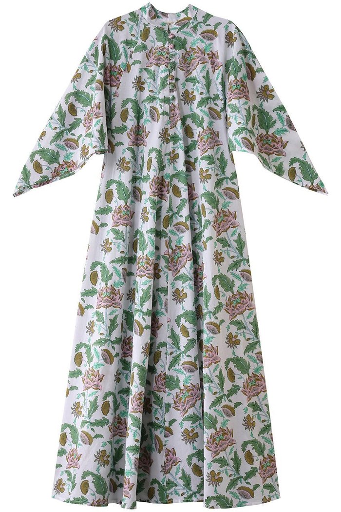 【エスゼット ブロックプリント/SZ Blockprints】のARTEMISIA DRESS ISA フレアスリーブワンピース インテリア・キッズ・メンズ・レディースファッション・服の通販 founy(ファニー) https://founy.com/ ファッション Fashion レディースファッション Fashion for Women ワンピース Dresses フォーマル・パーティードレス・結婚式用ドレス Elegant & Casual Dresses チュニック Tunic Tops & Dresses スリーブ Sleeve, Long Sleeve / Short Sleeve チュニック Tunic, Long Top ドレス Dress, One-Piece フレア Flare, Flared リゾート Resort, Vacation Style ロング Long, Long-Length 夏 Summer 春 Spring S/S・春夏 SS, Spring/Summer, Warm Season |ID: prp329100004422004 ipo3291000000036128413