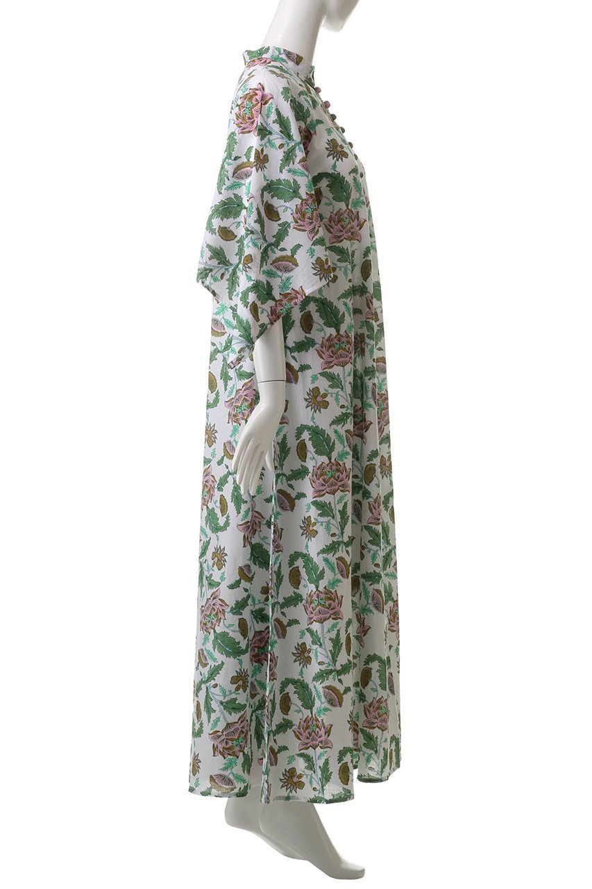 【エスゼット ブロックプリント/SZ Blockprints】のARTEMISIA DRESS ISA フレアスリーブワンピース 人気、トレンドファッション・服の通販 founy(ファニー) 　ファッション　Fashion　レディースファッション　Fashion for Women　ワンピース　Dresses　フォーマル・パーティードレス・結婚式用ドレス　Elegant & Casual Dresses　チュニック　Tunic Tops & Dresses　スリーブ　Sleeve, Long Sleeve / Short Sleeve　チュニック　Tunic, Long Top　ドレス　Dress, One-Piece　フレア　Flare, Flared　リゾート　Resort, Vacation Style　ロング　Long, Long-Length　夏　Summer　春　Spring　S/S・春夏　SS, Spring/Summer, Warm Season　other-3|ID: prp329100004422004 ipo3291000000036128416