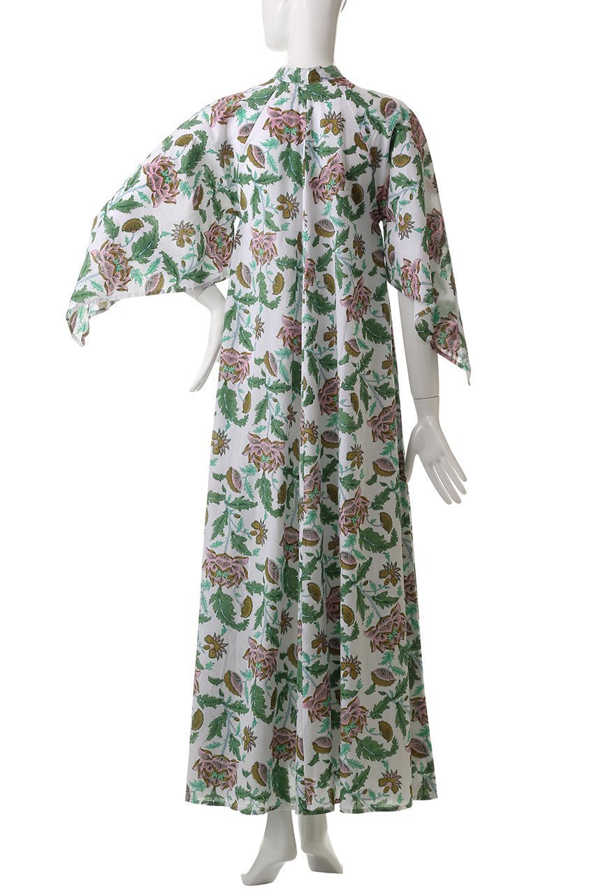 【エスゼット ブロックプリント/SZ Blockprints】のARTEMISIA DRESS ISA フレアスリーブワンピース 人気、トレンドファッション・服の通販 founy(ファニー) 　ファッション　Fashion　レディースファッション　Fashion for Women　ワンピース　Dresses　フォーマル・パーティードレス・結婚式用ドレス　Elegant & Casual Dresses　チュニック　Tunic Tops & Dresses　スリーブ　Sleeve, Long Sleeve / Short Sleeve　チュニック　Tunic, Long Top　ドレス　Dress, One-Piece　フレア　Flare, Flared　リゾート　Resort, Vacation Style　ロング　Long, Long-Length　夏　Summer　春　Spring　S/S・春夏　SS, Spring/Summer, Warm Season　other-4|ID: prp329100004422004 ipo3291000000036128417