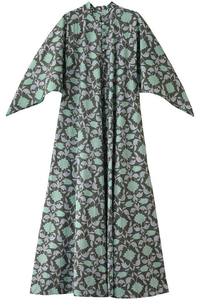 【エスゼット ブロックプリント/SZ Blockprints】のARTEMISIA DRESS LISBON IN DEEP フレアスリーブワンピース インテリア・キッズ・メンズ・レディースファッション・服の通販 founy(ファニー) https://founy.com/ ファッション Fashion レディースファッション WOMEN ワンピース Dress ドレス Party Dresses チュニック Tunic スリーブ Sleeve チュニック Tunic フレア Flare ロング Long |ID: prp329100004422005 ipo3291000000030879242