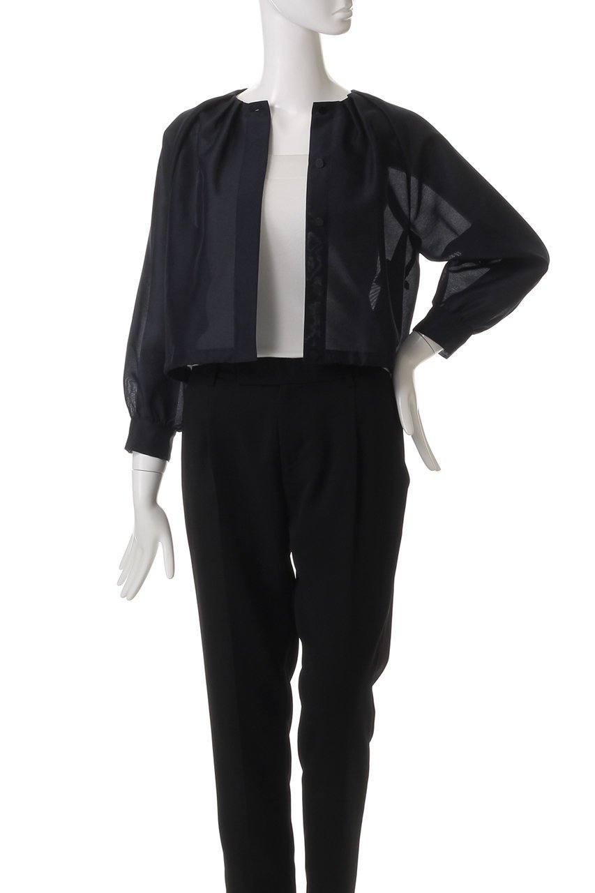 【アナイ/ANAYI】のハードオーガンジーノーカラーBZ 人気、トレンドファッション・服の通販 founy(ファニー) 　ファッション　Fashion　レディースファッション　WOMEN　アウター　Coat Outerwear　ジャケット　Jackets　ブルゾン　Blouson/Jackets　おすすめ　Recommend　オーガンジー　Organdy　ジャケット　Jacket　トレンド　Trend　バルーン　Balloon　ブルゾン　Blouson　other-7|ID: prp329100004422006 ipo3291000000031328471