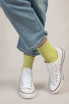 【ブルーフォレ/BLEUFORET】の6593 ソリッドカラー ベルベットコットンアンクルソックス ライトグリーン|ID: prp329100004422014 ipo3291000000030879263