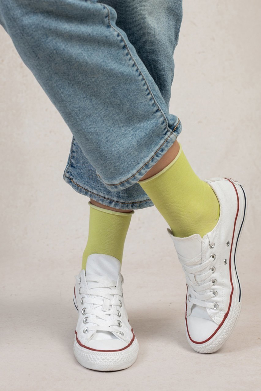 【ブルーフォレ/BLEUFORET】の6593 ソリッドカラー ベルベットコットンアンクルソックス インテリア・キッズ・メンズ・レディースファッション・服の通販 founy(ファニー) 　ファッション　Fashion　レディースファッション　WOMEN　ソックス　Socks　レッグウェア　Legwear　エレガント 上品　Elegant　ショート　Short　ソックス　Socks　ベルベット　Velvet　ライトグリーン|ID: prp329100004422014 ipo3291000000030879263