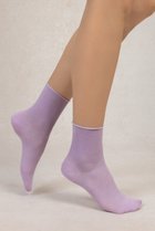 【ブルーフォレ/BLEUFORET】の6593 ソリッドカラー ベルベットコットンアンクルソックス パープル|ID: prp329100004422014 ipo3291000000030879265